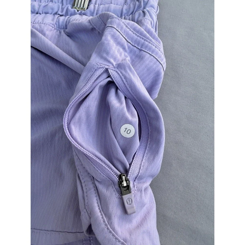 Lululemon Wmn's Size 10 Light Wash Purple Shorts